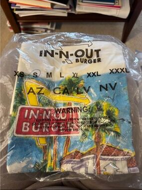 LIMITED EDITION IN-N-OUT Burger 60th Anniversary Graphic Tee Size S